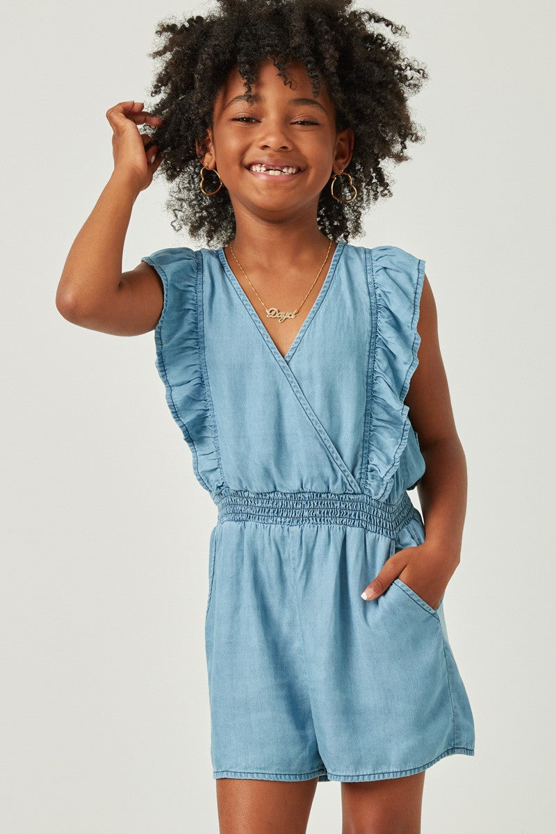 Kids Denim Romper