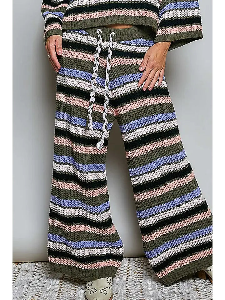 Maddie Striped Sweater Pants