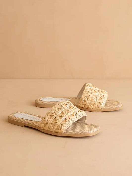 The Natasha Sandal in Natural
