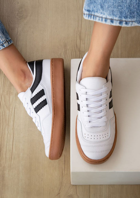 Miel Adidas dupes in White