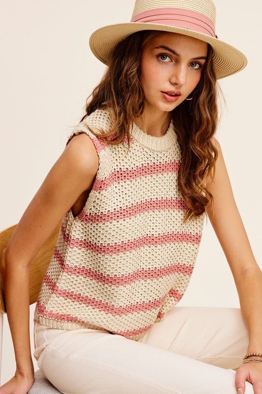 La Meil Crochet Summer Sweater -3 color options