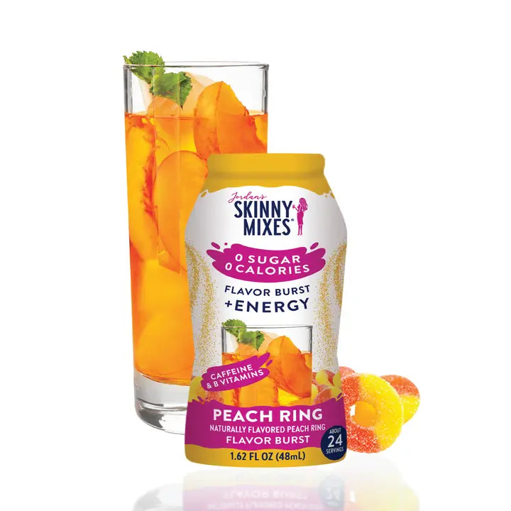 Skinny Mixes Flavor Burst + Energy Peach Ring