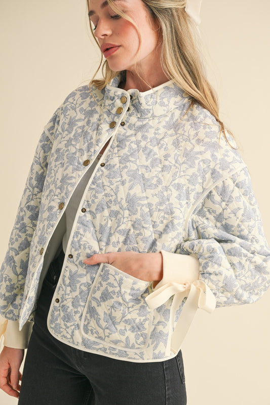 Nancy Floral Quilted Jacket