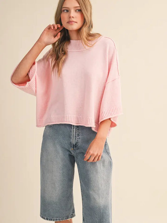 Kiki Sweater in Pink Blossom