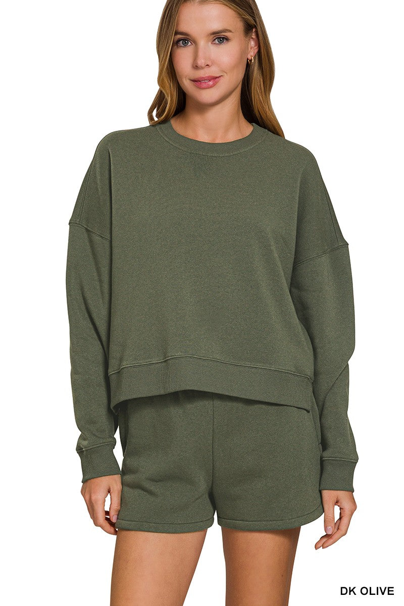 Olivia Short Set in Olive