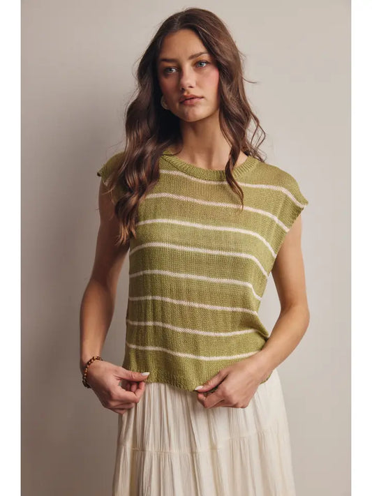 Kinlee Striped Top
