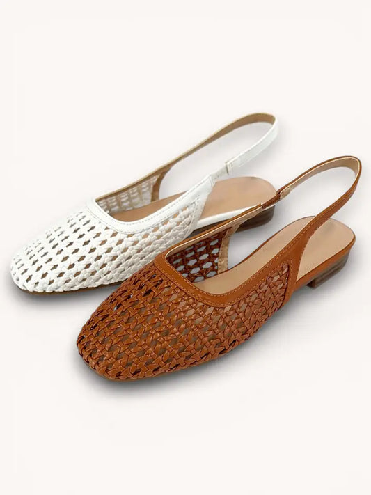 Mary Jane Sling in Tan