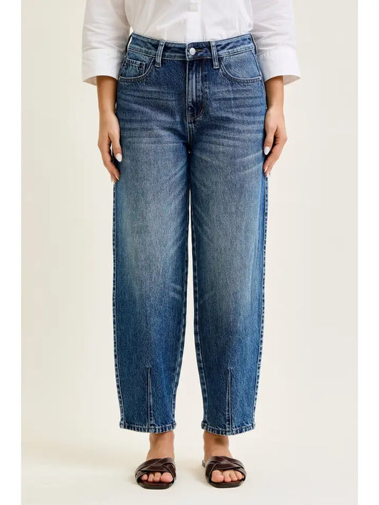 Judy Blue High Rise Barrel Jeans