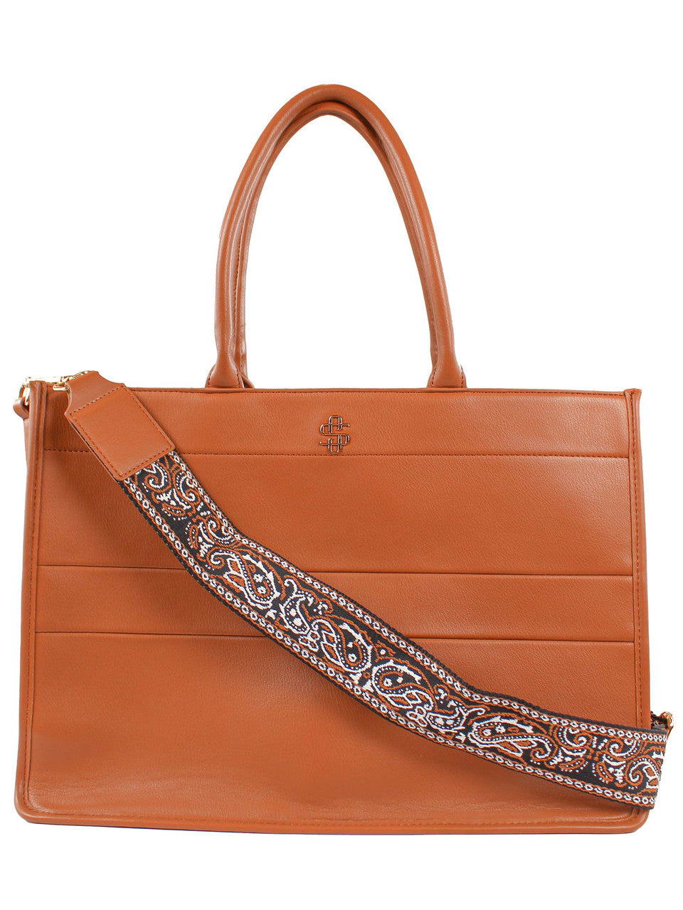 Simply Southern Leather Tote in Cocoa