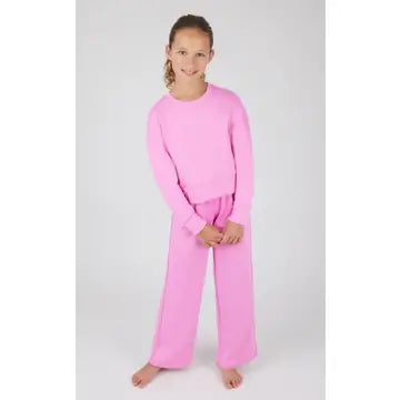 Youth Comfy Luxe 2pc Set in Mauve Pink