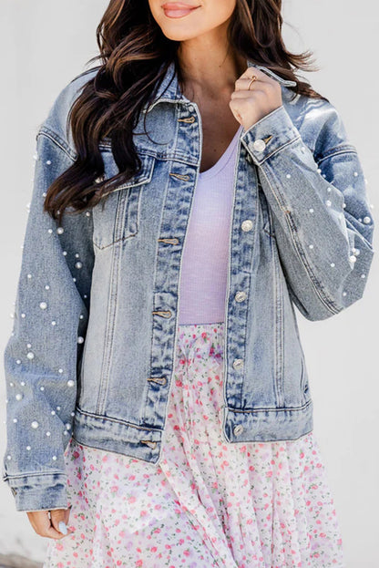 Pearl denim Jacket