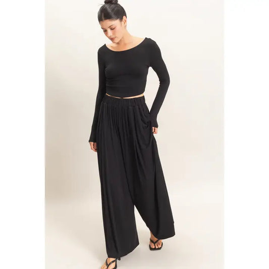 Chelsie Casual Set in Black