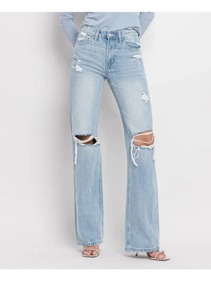 Vinita 90's Vintage Flare Jeans - Vervet Final Sale
