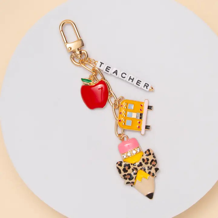 School Bus Keychain