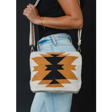 Panache Aztec Cross Body in Cream