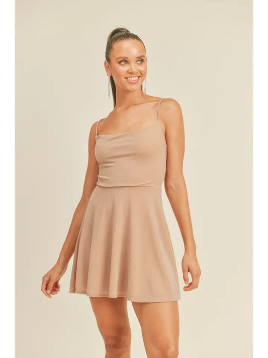 Nude Mini Dress