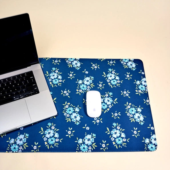 Style Station Desk Mat in Navy Endless Daydream