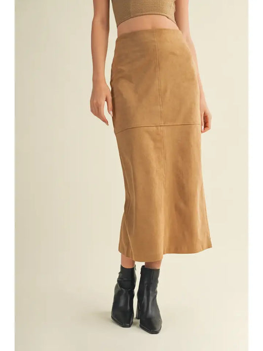 Tessa Suede Skirt