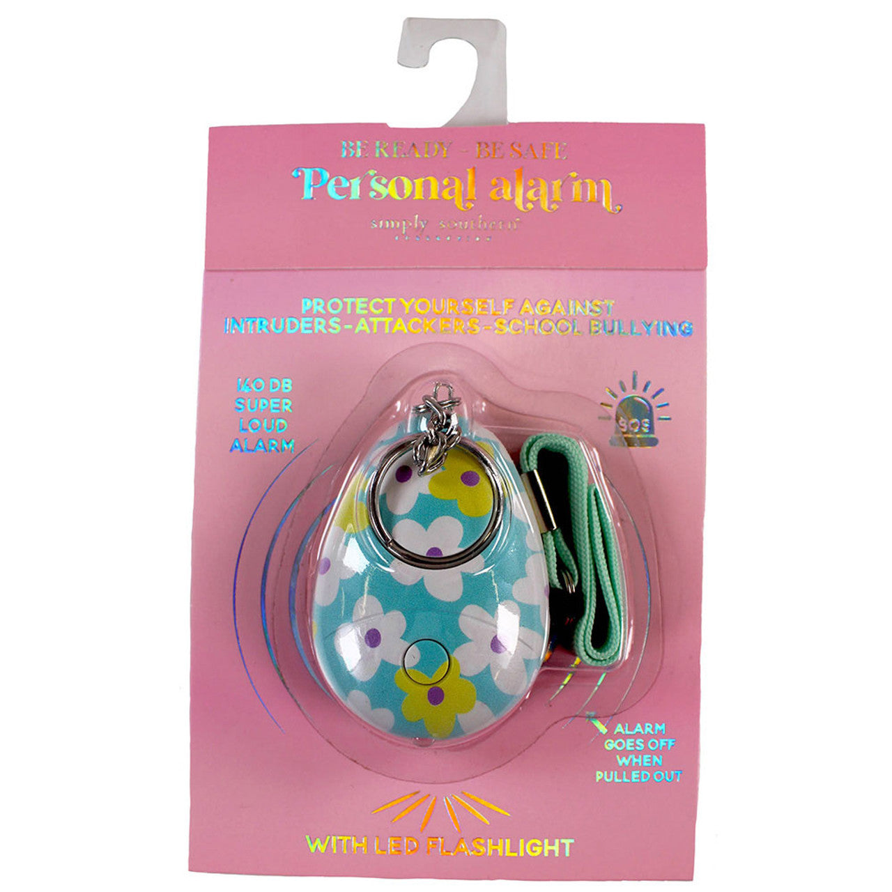 Simply Southern Personal Alarm Blue Flower