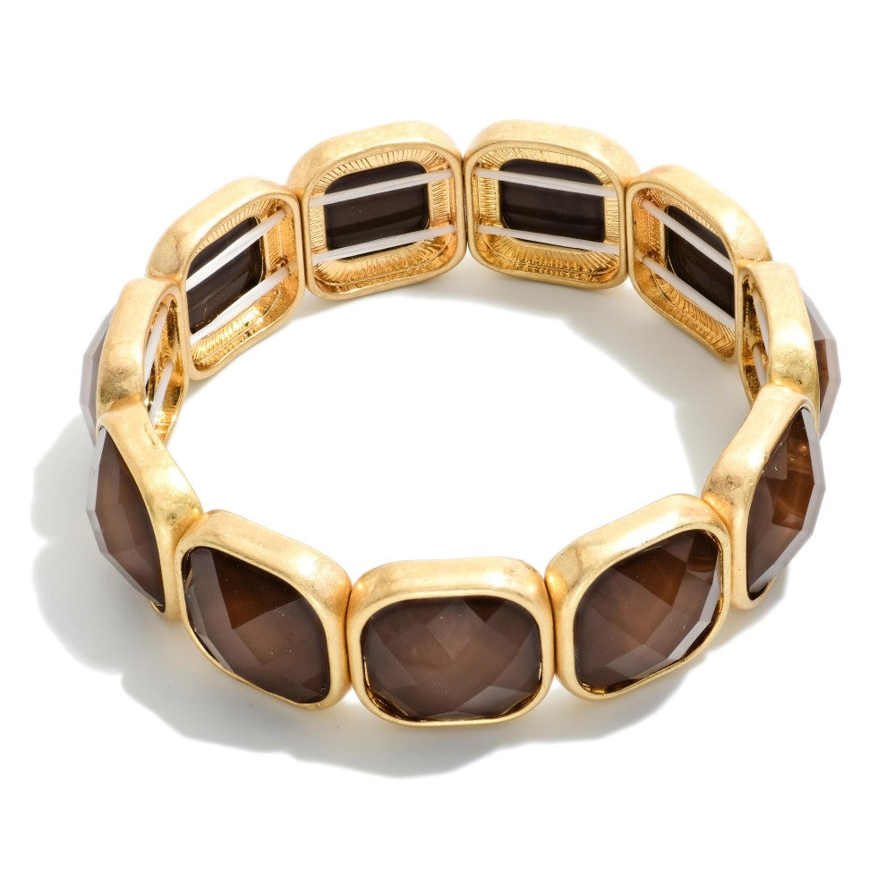 Chunky Jeweled Bracelets