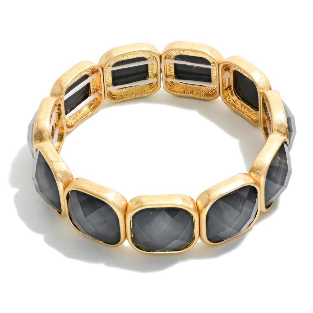 Chunky Jeweled Bracelets