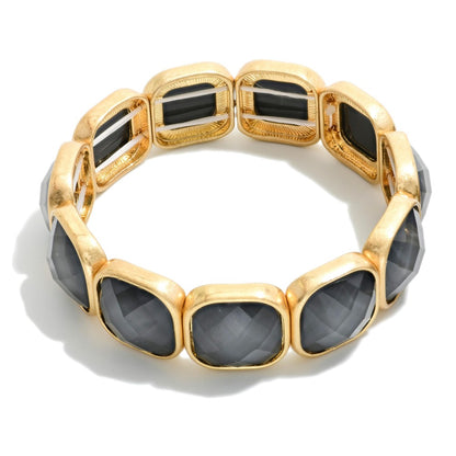Chunky Jeweled Bracelets