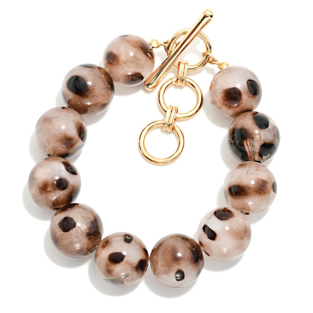Animal Print Beaded Bracelets