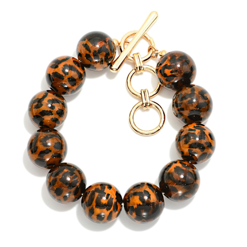 Animal Print Beaded Bracelets