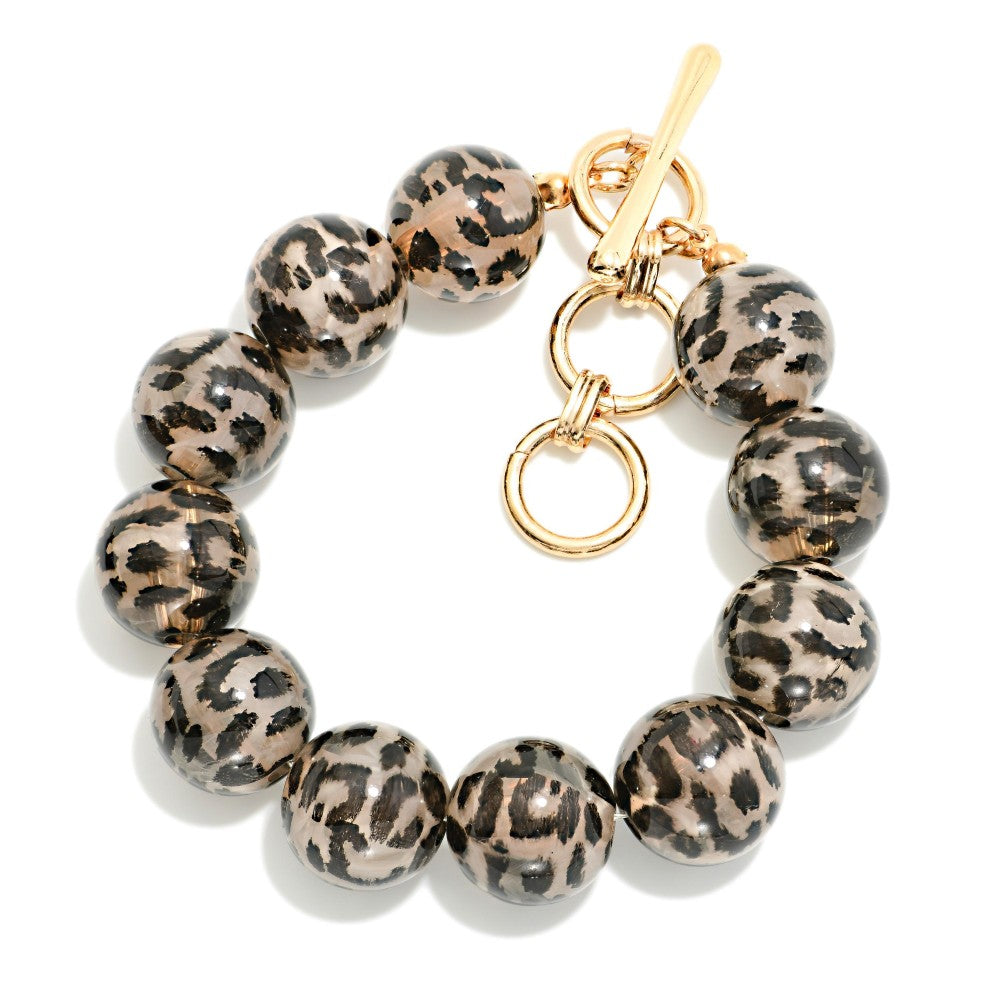 Animal Print Beaded Bracelets