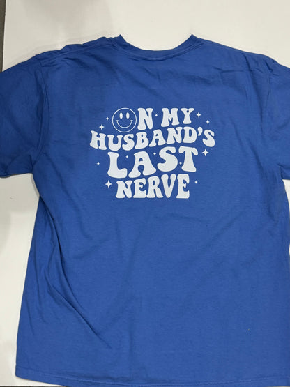 Husbands Last Nerve in Blue Final Sale
