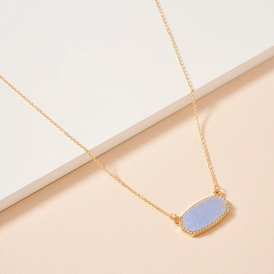 Kenzie Druzy Necklace -SBL