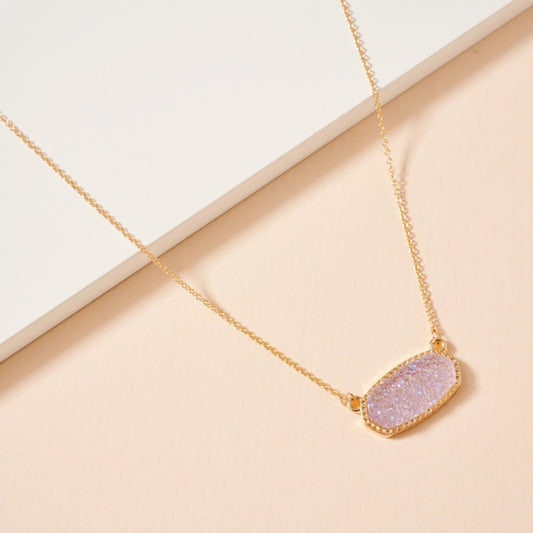 Kenzie Druzy Necklace -PPAB