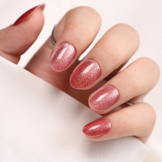 Ivy & Ash - Velvet Mauve | Trendy Velvet Rusty Mauve Press-On Nails Set