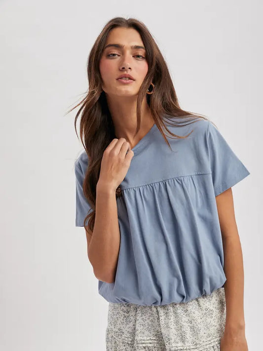 Posie Bubble Hem Top