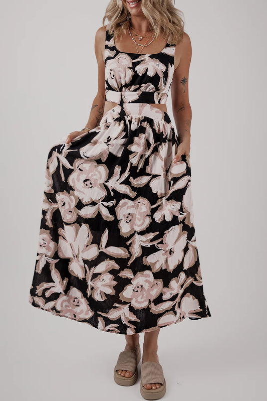 Laura Floral Midi Dress