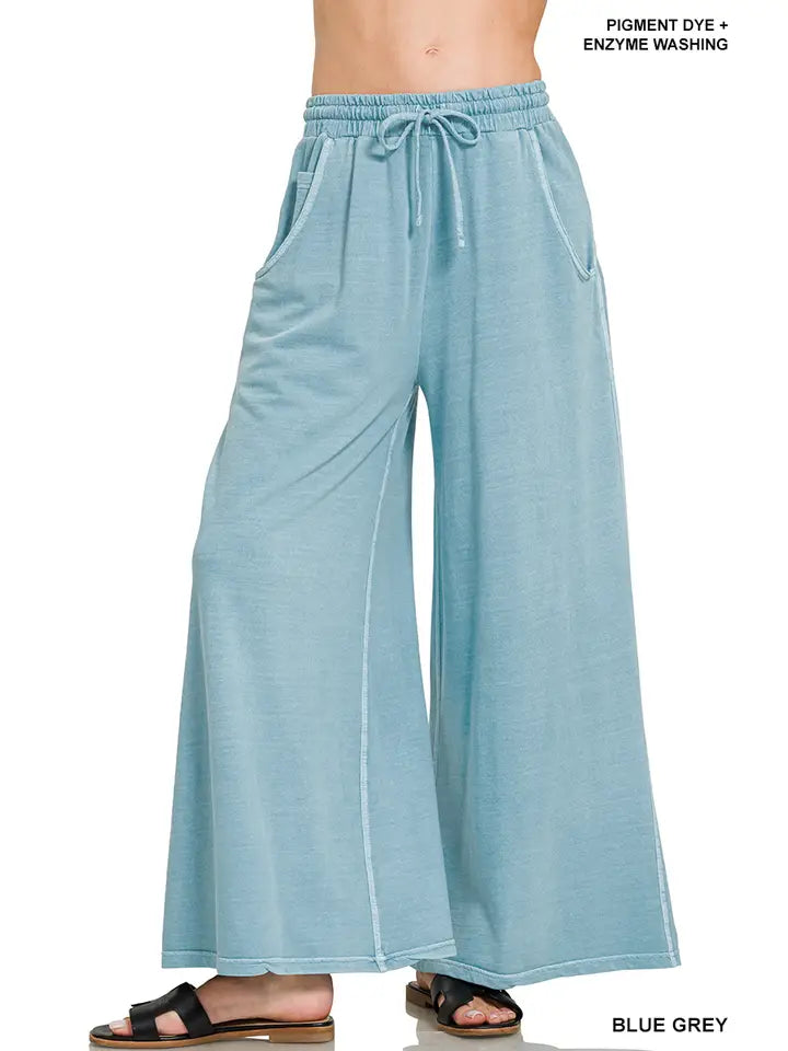 It Girl Everyday Pant in Blue Grey