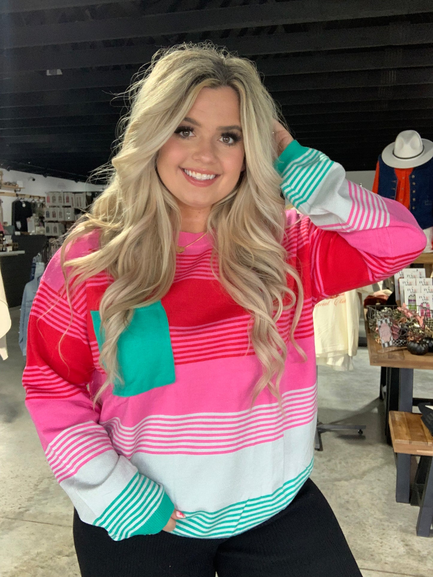 Candy Striped Sweater