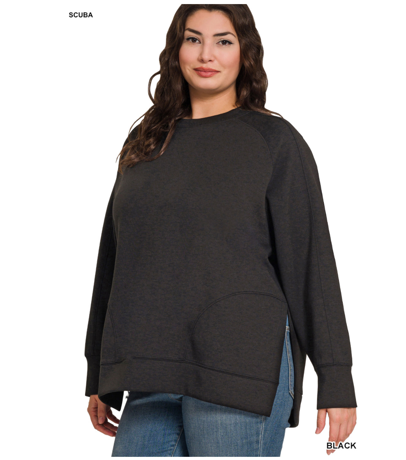 Presley Butter Soft Top in Black