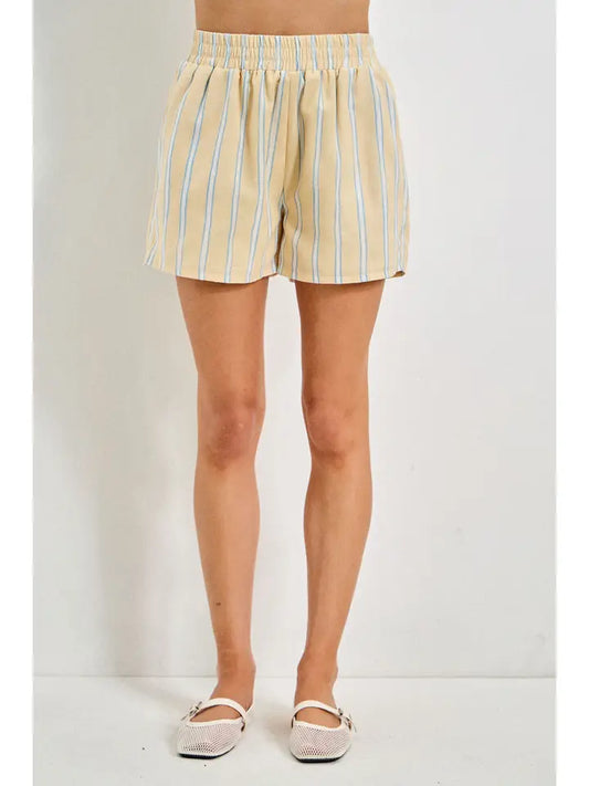 Elliana Striped Boxy Short