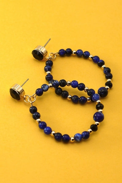 Teardrop Beaded Earrings