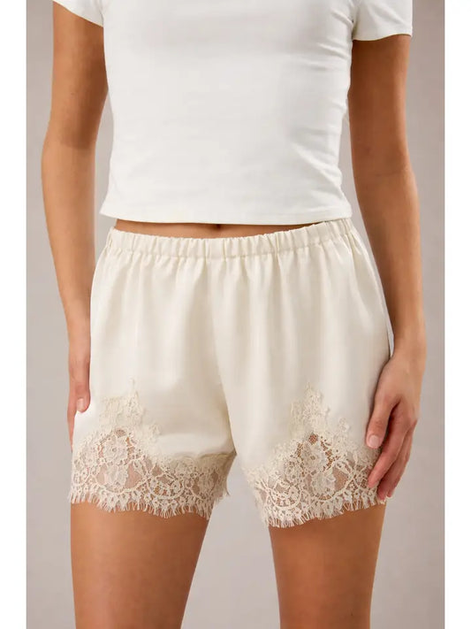 Amara Lace Trim Shorts