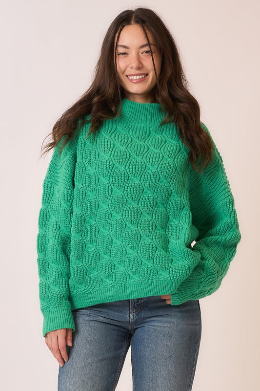 Braylee Braided Knit Sweater