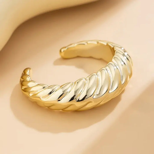 Gold Cuff Bangle