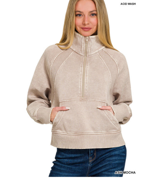 Pinnsley Pullover In Ash Mocha