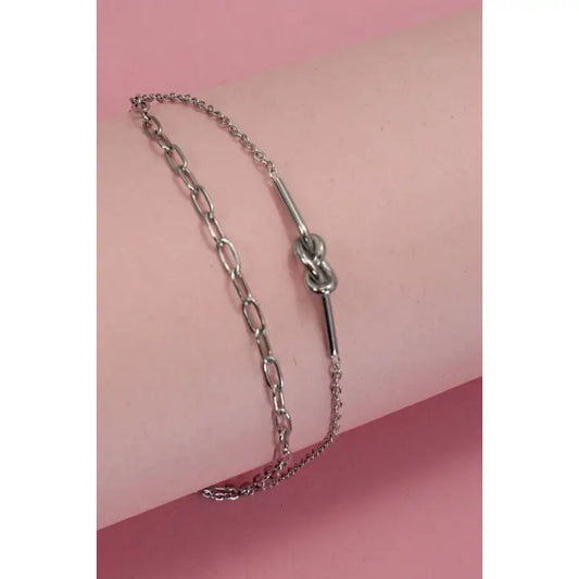 Silver Knot Bracelet