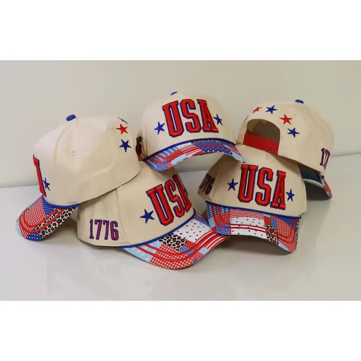 USA Patchwork Trucker Hat