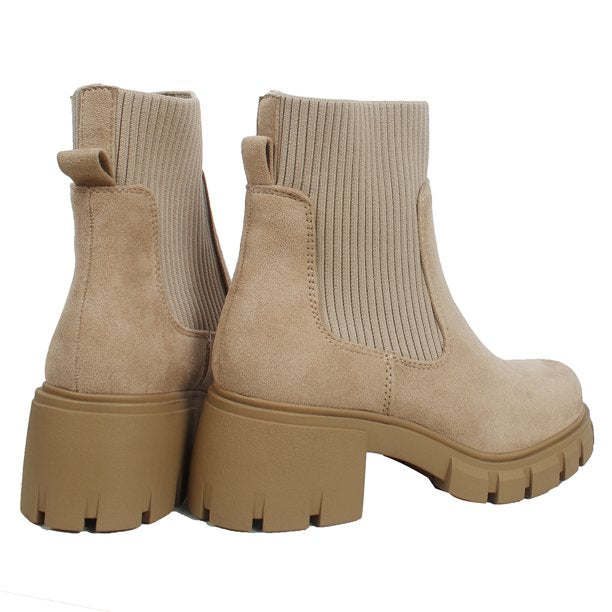 Holland Beige Chunky Boot
