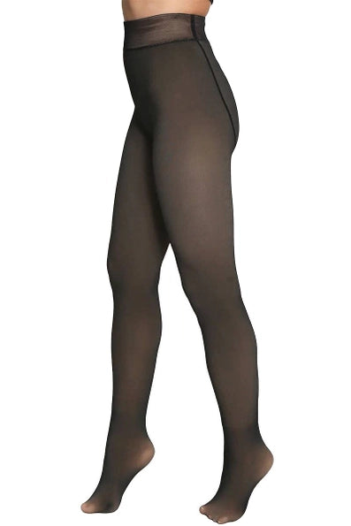 Sheer Look Fleece Lined Tights