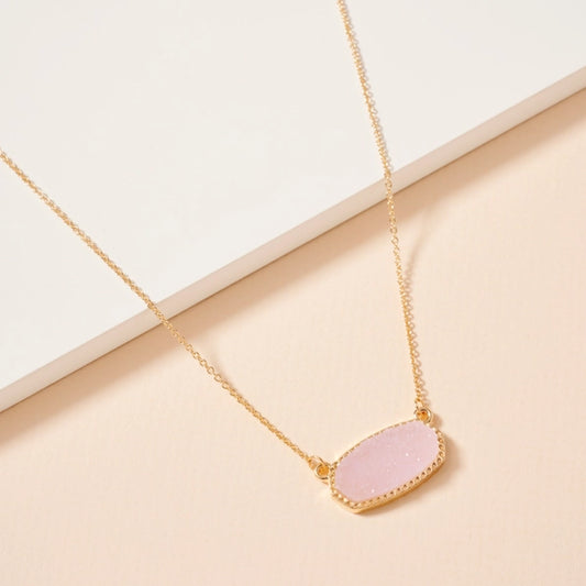 Kenzie Druzy Necklace -LV