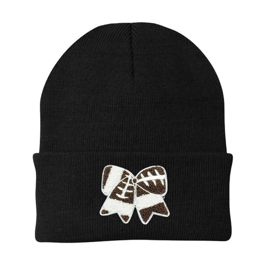 Football Bow Sock Cap